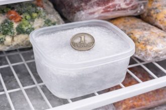 Érme a fagyasztóban trükk