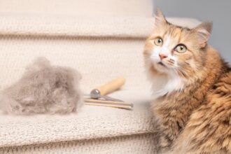 Macskaszőr eltávolítása ruháról és szövetről kefével